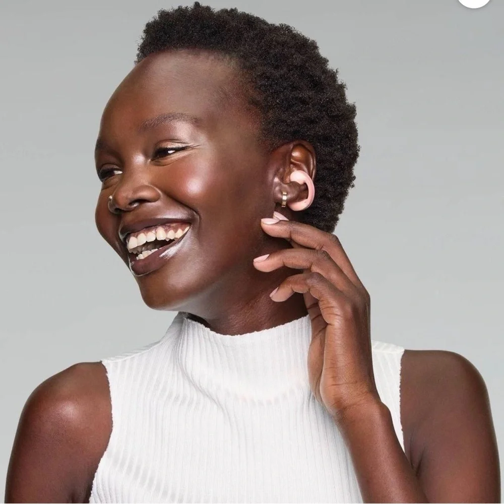Open-Ear Jewelry Earbuds - heyday™True  Wireless USB-C, Color: Peach NIB